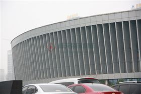 户外铝单板幕墙案例-合肥天鹅湖大酒店
